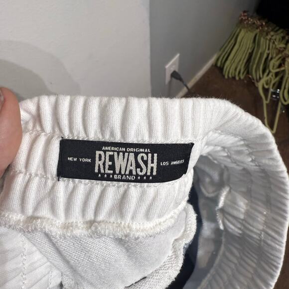 Rewash Blue Pullon Double Waist Drawstring Wide Leg Jeans Sz 29 - Picture 5 of 13